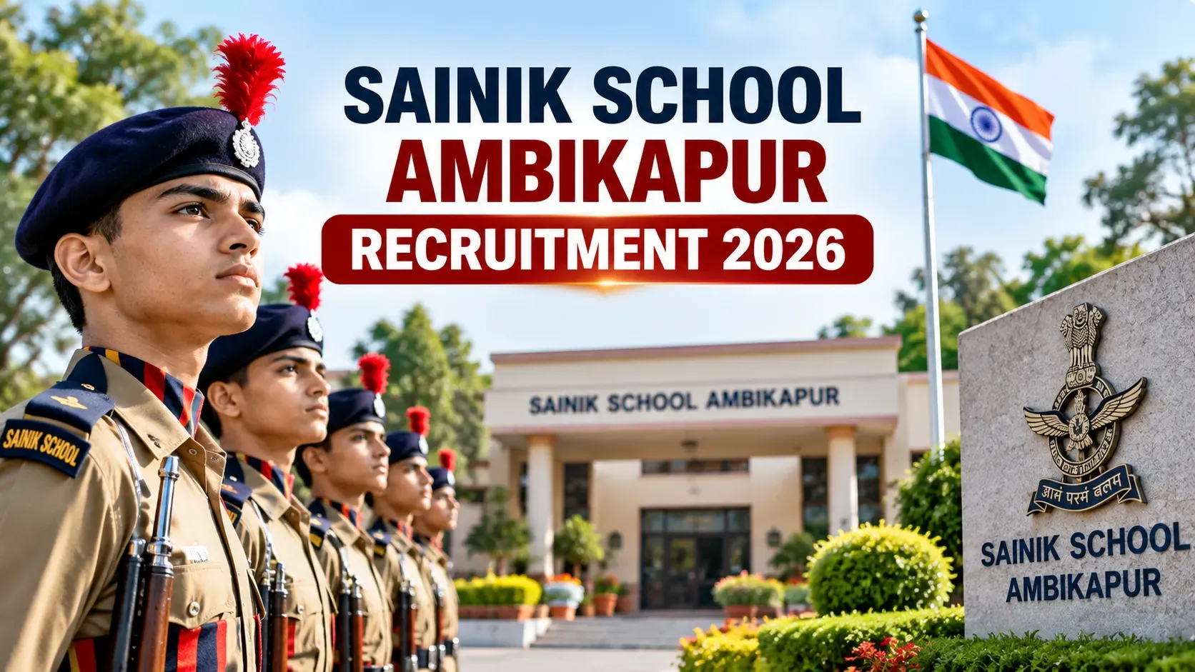 Sainik School Ambikapur Recruitment 2026